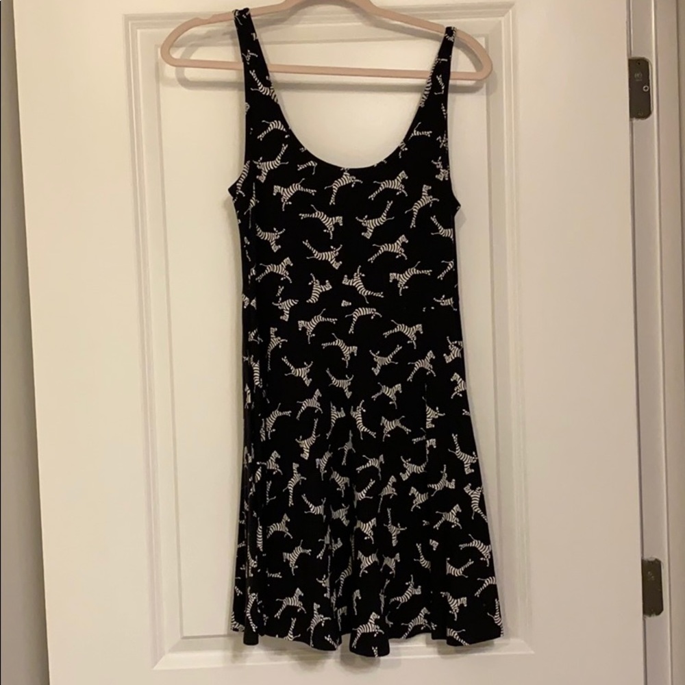 Aeropostale Zebra Print Skater Dress